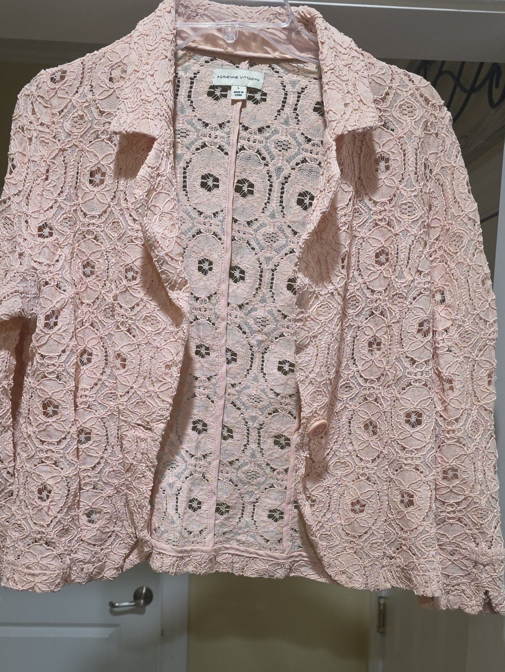 Adrienne Vittadini Lace Blazer